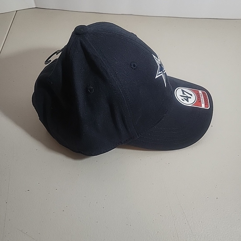 Youth Toddler Child Dallas Cowboys 47 Brand Navy Hat Adjustable Strapback - Picture 3 of 5
